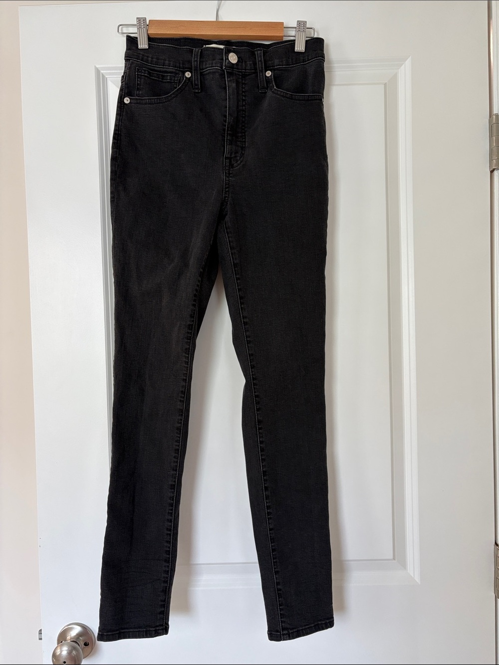 Madewell Black High-Rise Skinny Jeans
